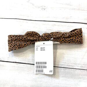 🆕NWT H&M Leopard Bow Hairband •Add-On•